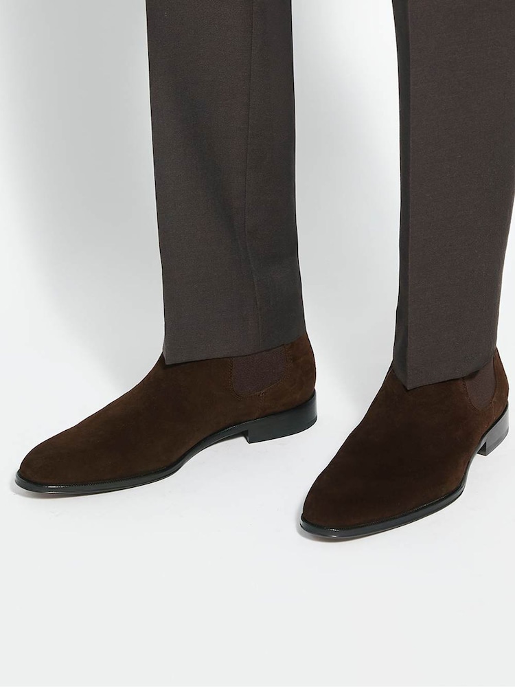 Dune London Brown Manson Chelsea Boots - Image 6 of 6