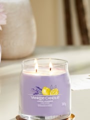 Yankee Candle Purple Signature Medium Jar Scented Candle Lemon Lavender - Image 1 of 3