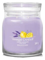 Yankee Candle Purple Signature Medium Jar Scented Candle Lemon Lavender - Image 2 of 3
