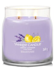 Yankee Candle Purple Signature Medium Jar Scented Candle Lemon Lavender - Image 3 of 3