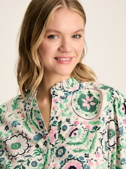 Joules Elle Green/Pink Frill Blouse - Image 3 of 6