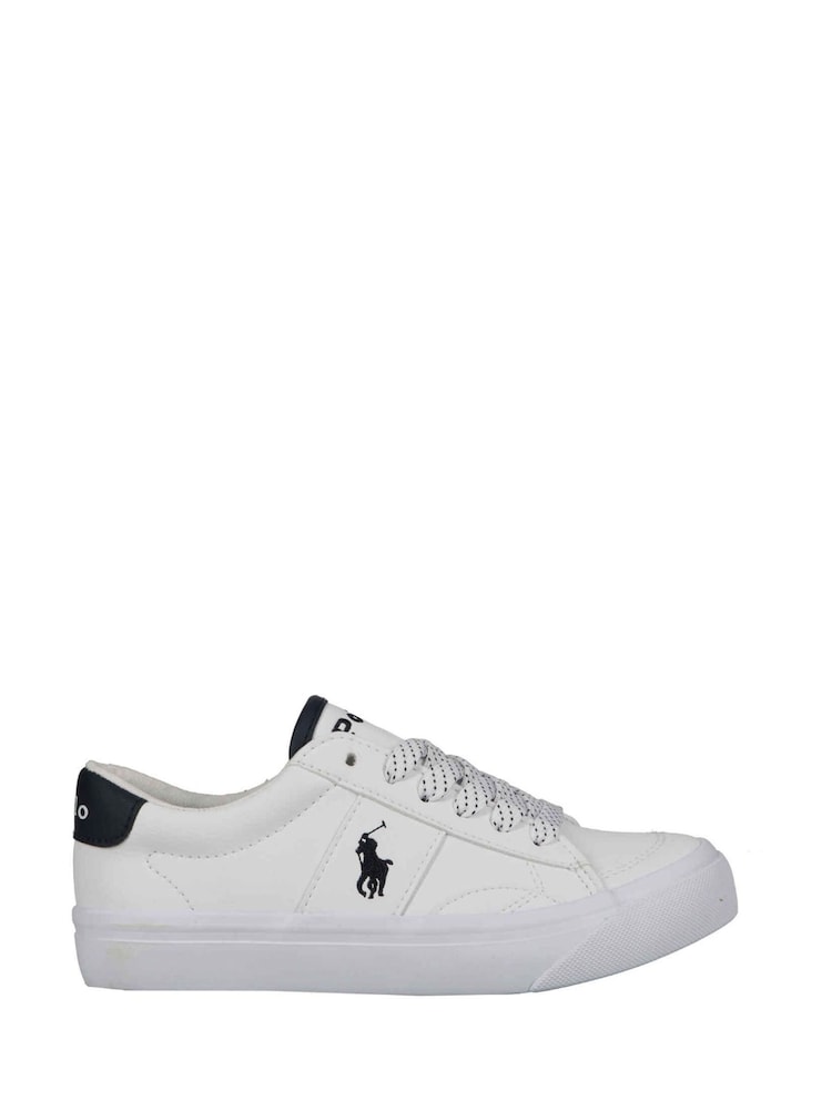 Polo Ralph Lauren White Kids Ryley Trainers - Image 1 of 4