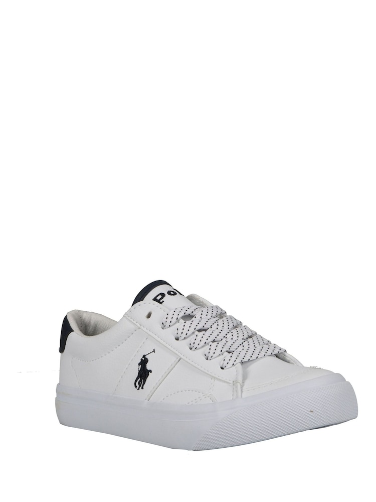 Polo Ralph Lauren White Kids Ryley Trainers - Image 2 of 4 Polo Ralph Lauren White Kids Ryley Trainers - Image 2 of 4