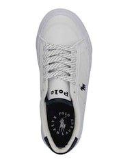 Polo Ralph Lauren White Kids Ryley Trainers - Image 3 of 4