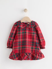 Red Check Baby Woven Dress (0mths-2yrs) - Image 1 of 9