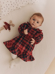 Red Check Baby Woven Dress (0mths-2yrs) - Image 2 of 9