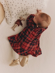 Red Check Baby Woven Dress (0mths-2yrs) - Image 3 of 9