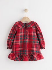 Red Check Baby Woven Dress (0mths-2yrs) - Image 5 of 9