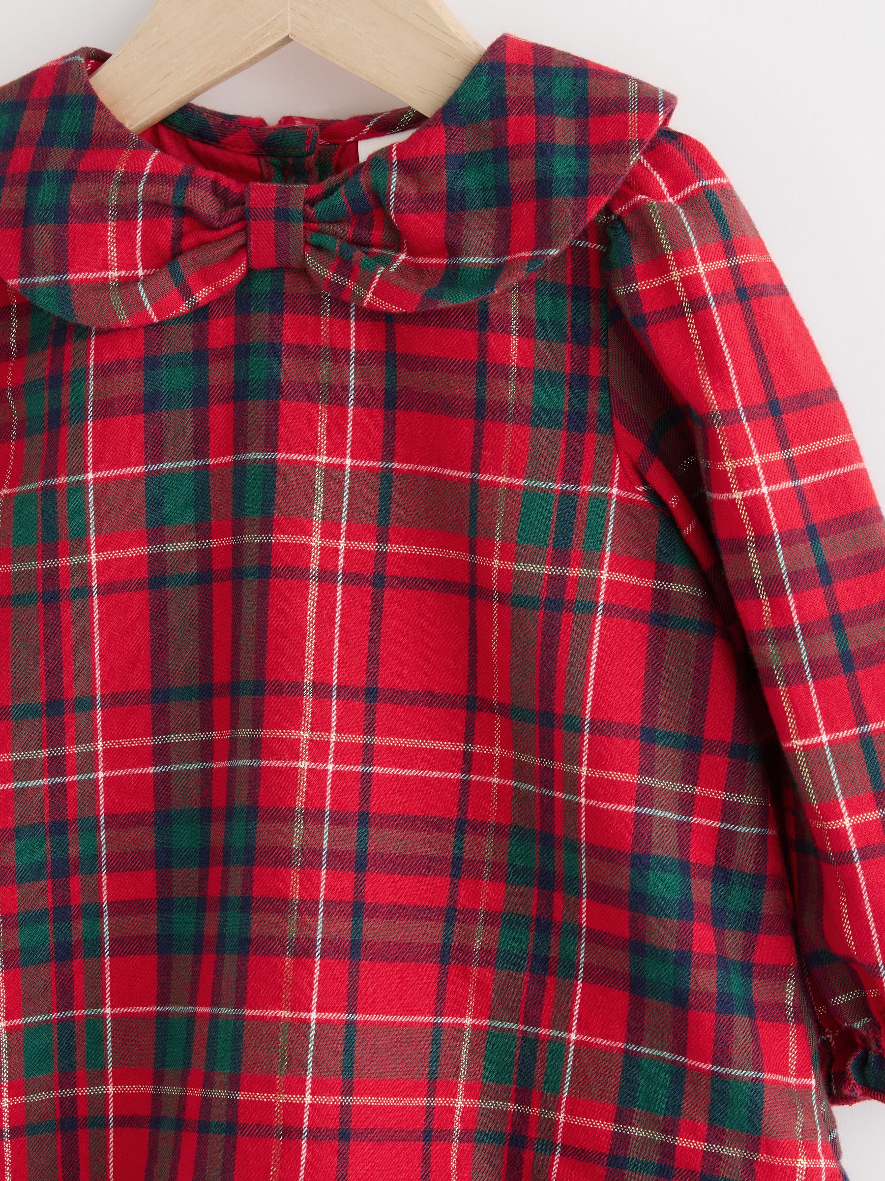 Buy Red Check Baby Woven Dress 0mths 2yrs from Next South Africa
