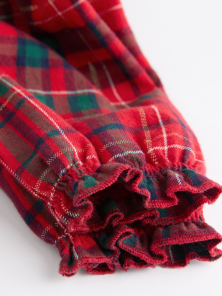 Red Check Baby Woven Dress (0mths-2yrs) - Image 9 of 9