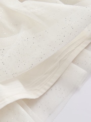 White Twofer Mesh Baby Dress (0mths-2yrs) - Image 4 of 7