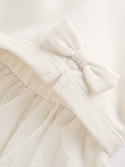 White Twofer Mesh Baby Dress (0mths-2yrs) - Image 7 of 7