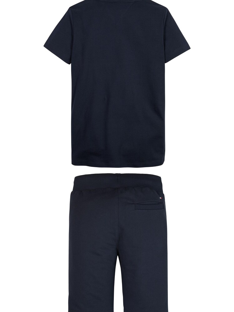 Tommy Hilfiger Essential Shorts-Set mit Farbblockdesign, Blau - Bild 2 von 2