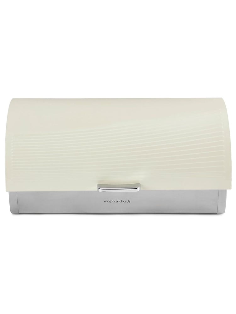 Morphy Richards Cream Dune Roll Top Bread Bin - Image 1 of 4