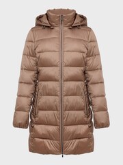 Hobbs Brown Petite Joelle Puffer Jacket - Image 4 of 4
