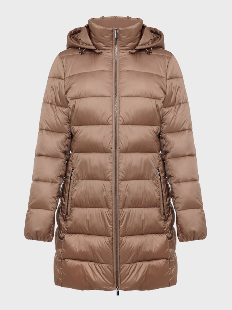Hobbs Brown Petite Joelle Puffer Jacket - Image 4 of 4
