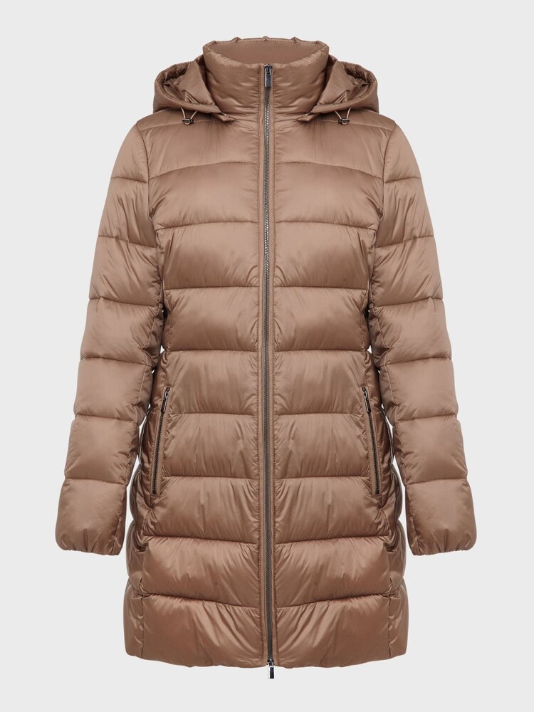 Hobbs Brown Petite Joelle Puffer Jacket - Image 4 of 4 Hobbs Brown Petite Joelle Puffer Jacket - Image 4 of 4