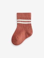 Brown Baby Socks 5 Pack (0mths-2yrs) - Image 2 of 6