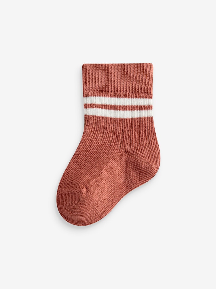 Brown Baby Socks 5 Pack (0mths-2yrs) - Image 2 of 6