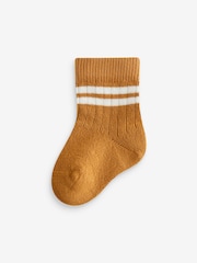 Brown Baby Socks 5 Pack (0mths-2yrs) - Image 4 of 6