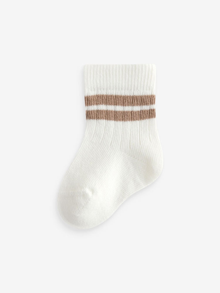 Brown Baby Socks 5 Pack (0mths-2yrs) - Image 6 of 6