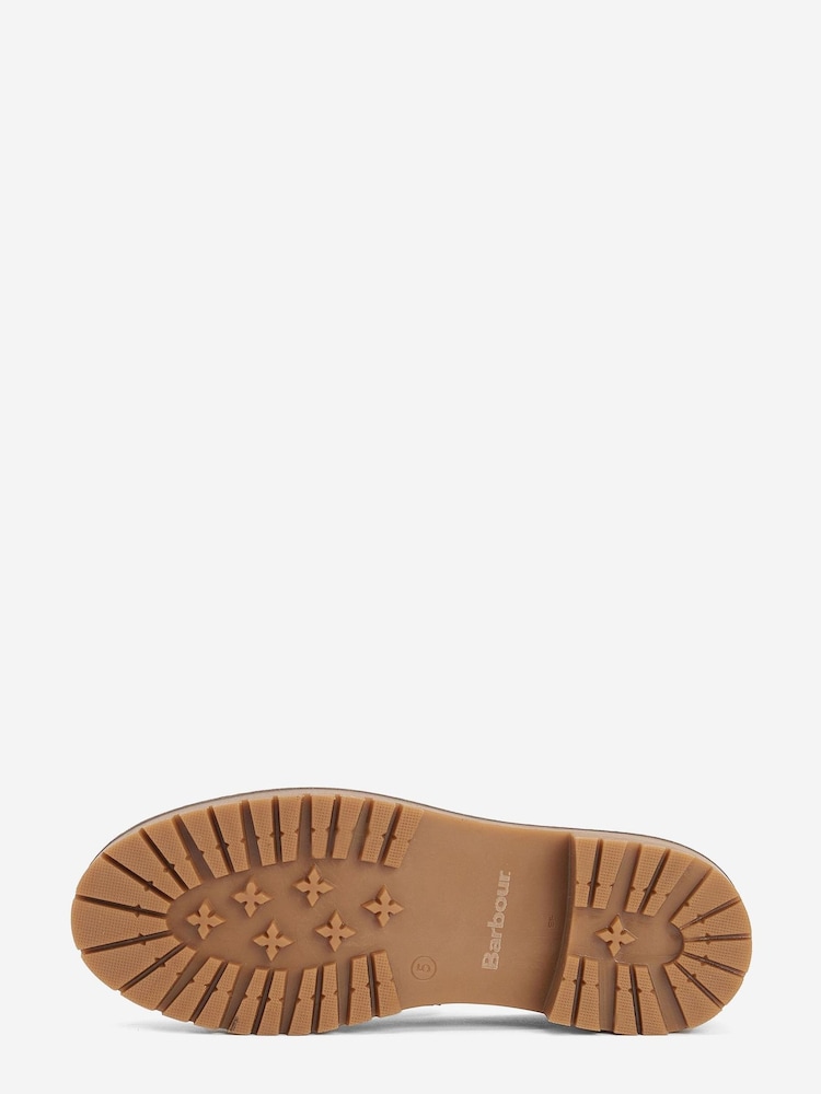 Barbour® Tan Brown Norma Leather Penny Loafers - Image 5 of 5