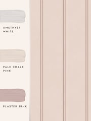 Laura Ashley Plaster Pink Chalford Wood Panelling 10M Wallpaper - Image 3 of 3
