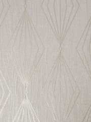 Art For The Home Pearl White Boutique Marquise Geo 10M Wallpaper - Image 2 of 3