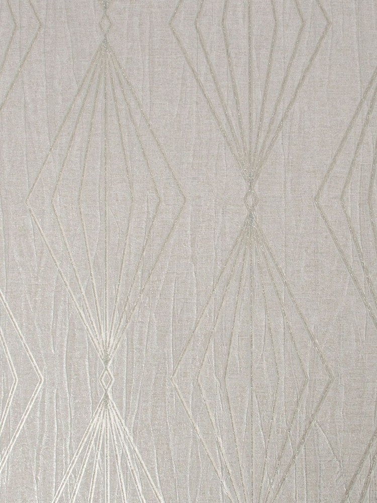 Art For The Home Pearl White Boutique Marquise Geo 10M Wallpaper - Image 2 of 3