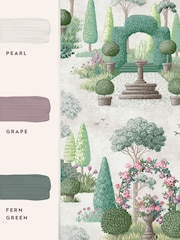 Laura Ashley Fern Green Naunton Folly 10M Wallpaper - Image 3 of 3