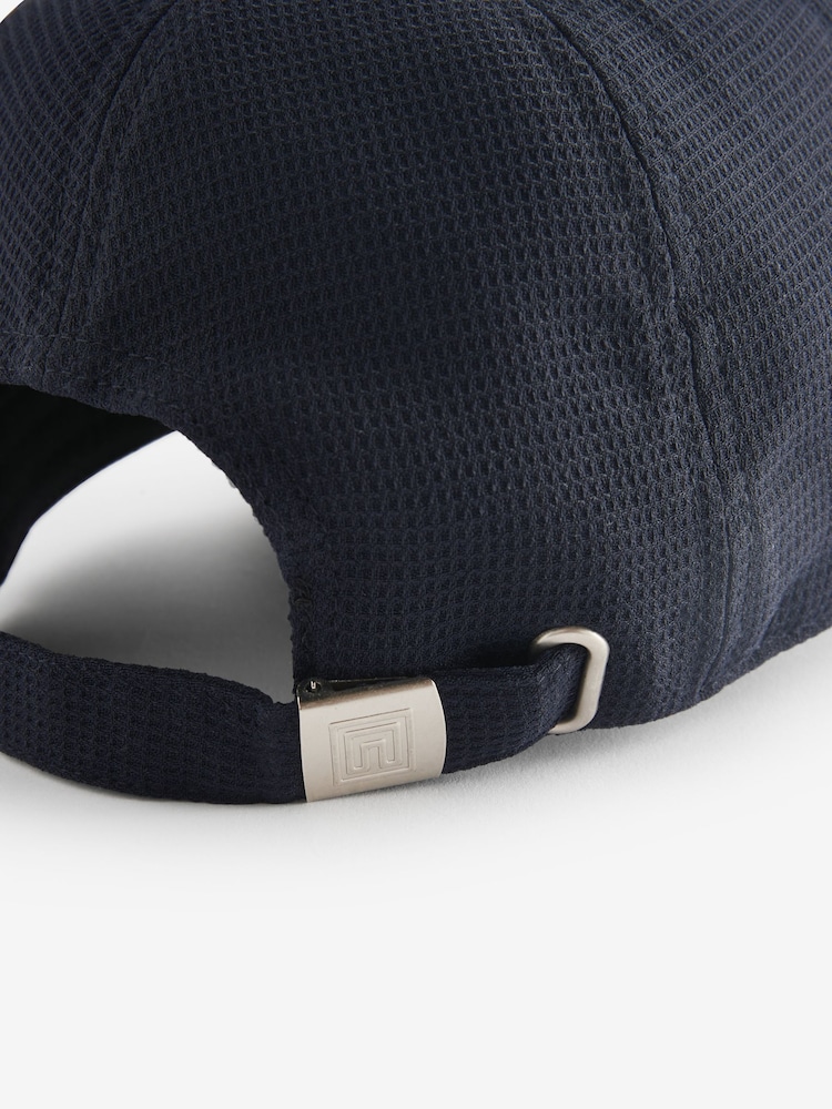 Navy Blue Textured Cap - Image 4 of 4