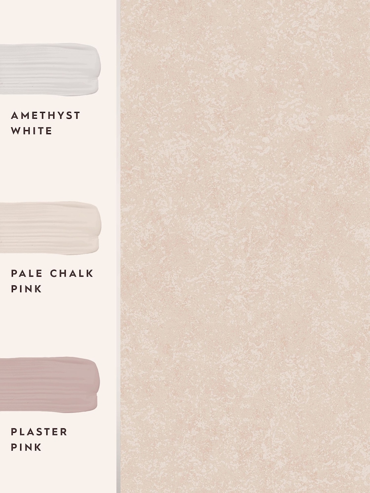 Laura Ashley Plaster Pink Brindley Textured 10M Wallpaper - Image 2 of 3 Laura Ashley Plaster Pink Brindley Textured 10M Wallpaper - Image 2 of 3