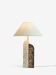Brown Carrara Table Lamp - Image 4 of 4
