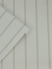 Laura Ashley Sage Green Chalford Wood Panelling 10M Wallpaper - Image 2 of 3