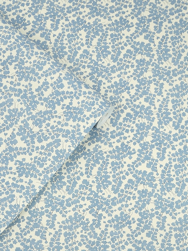 Laura Ashley Newport Blue Cariad Spray 10M Wallpaper - Image 2 of 3 Laura Ashley Newport Blue Cariad Spray 10M Wallpaper - Image 2 of 3