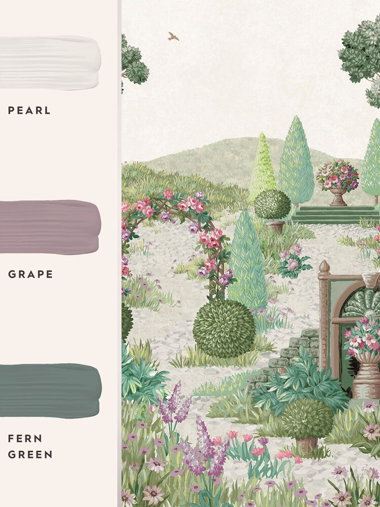 Laura Ashley Fern Green Naunton Folly 3M Mural - Image 4 of 4