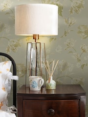Laura Ashley Sage Green Gosford 10M Wallpaper - Image 3 of 3