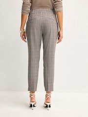 Brown Check Shapewear Slim Trousers - Image 3 of 4