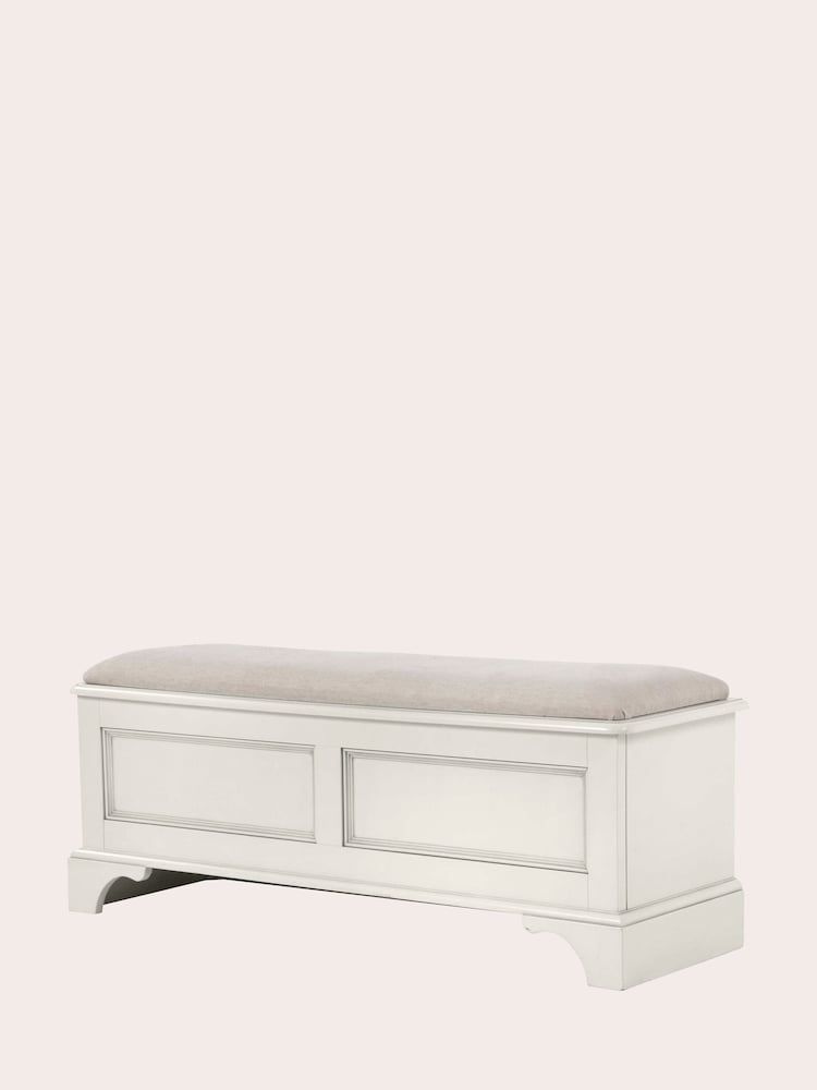 Laura Ashley Dove Grey Clifton Blanket Box - Image 3 of 3