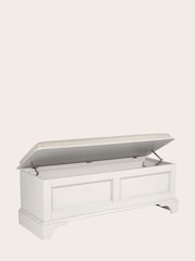 Laura Ashley Dove Grey Clifton Blanket Box - Image 4 of 4