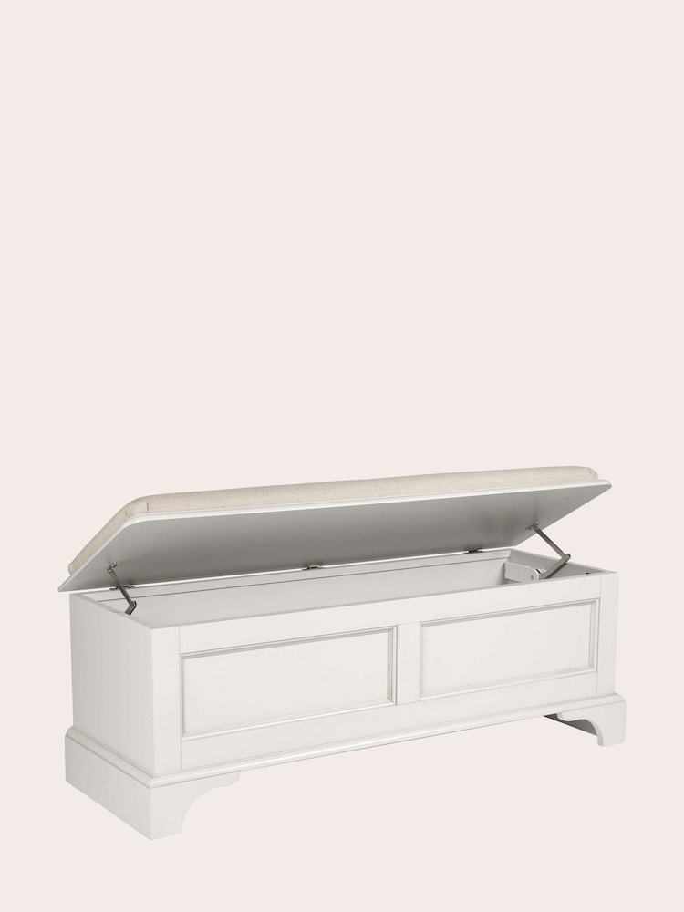 Laura Ashley Dove Grey Clifton Blanket Box - Image 4 of 4