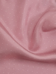 Reiss Pink Liam Polka Dot Silk Pocket Square - Image 5 of 5