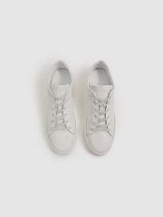 Harrys of London Grained Leather Trainers - Image 3 of 5