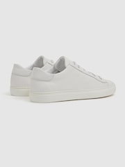 Harrys of London Grained Leather Trainers - Image 4 of 5