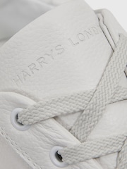 Harrys of London Grained Leather Trainers - Image 5 of 5
