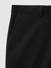 Reiss Black Eastbury Slim Fit Cotton Blend Chinos - Image 8 of 8