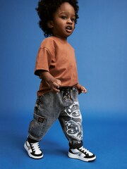 Grey Denim Bear Utility Jeans (3mths-7yrs) - Image 2 of 7