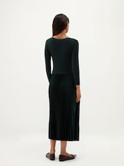 Verde - Vestido de punto Lucinda de Hobbs - Imagen 2 de 5