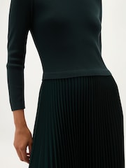 Verde - Vestido de punto Lucinda de Hobbs - Imagen 3 de 5