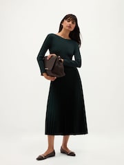 Verde - Vestido de punto Lucinda de Hobbs - Imagen 4 de 5